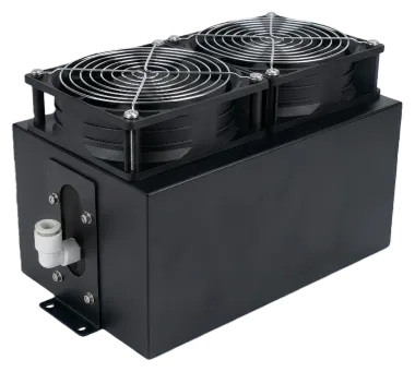 250W Zweilüfter-TEC-Kühlmodul - Ausgewogene TEC-Kühlbaugruppe für ästhetische Geräte, Handheld-Systeme und kompakte OEM-Integration.