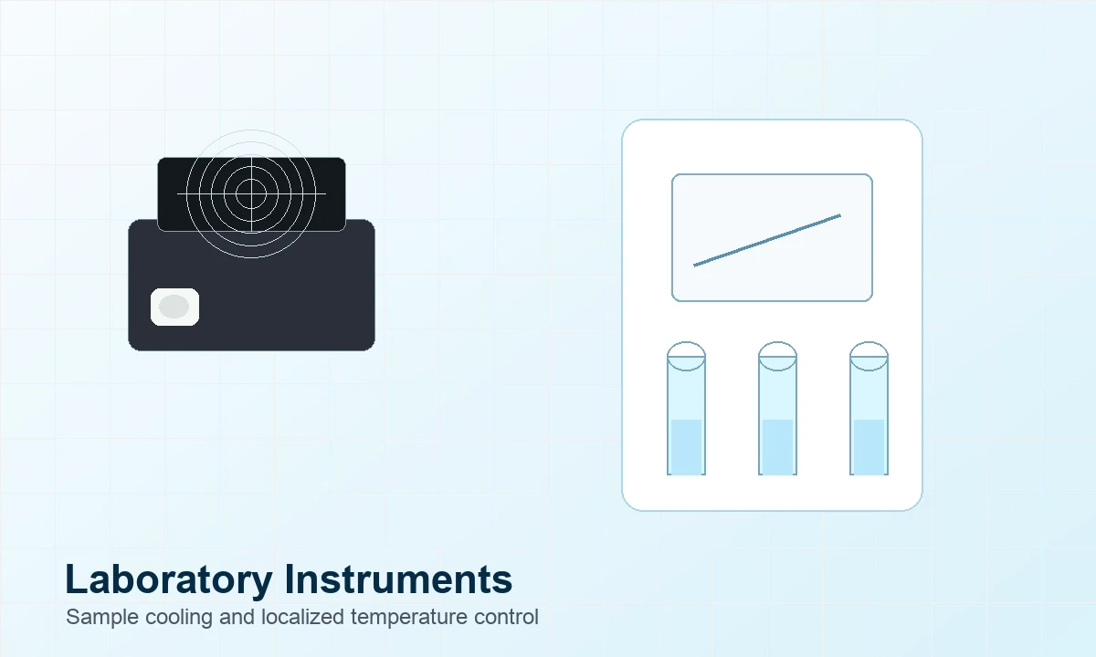 Laboratory Instruments - Localized cooling, sample cooling, and compact temperature control for benchtop and embedded instruments.